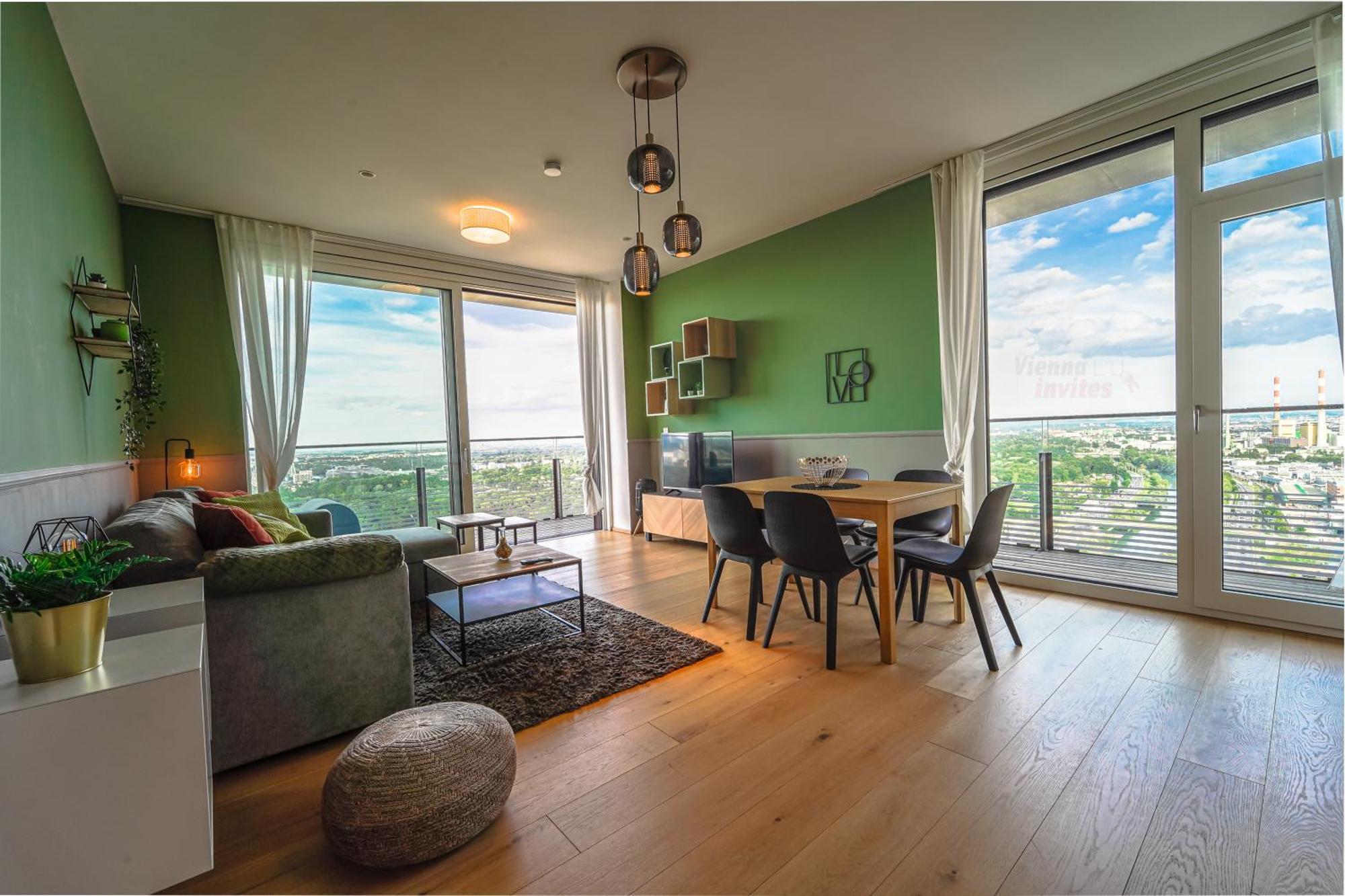 Triiiple 7heaven - Amazing View On Floor With Rooftop Pool * Vídeň