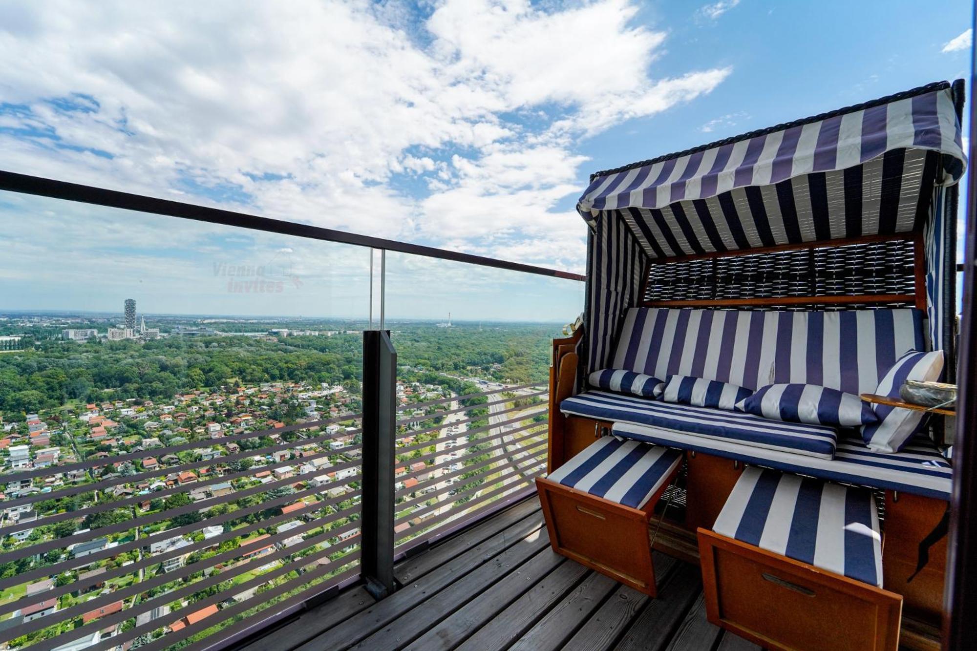 Apartmán Triiiple 7heaven - Amazing View On Floor With Rooftop Pool Vídeň